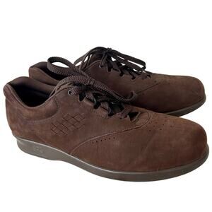 SAS Free Time walk easy orthopedic Tripad Suede comfort lace up brown 9.5 S​